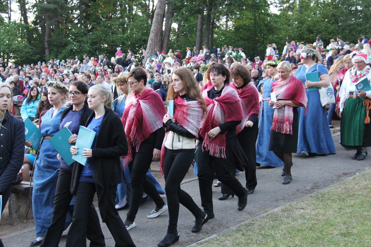 VIII Ziemeļu un Baltijas valstu Dziesmu svētku ieskaņu koncerts Durbes estrādē