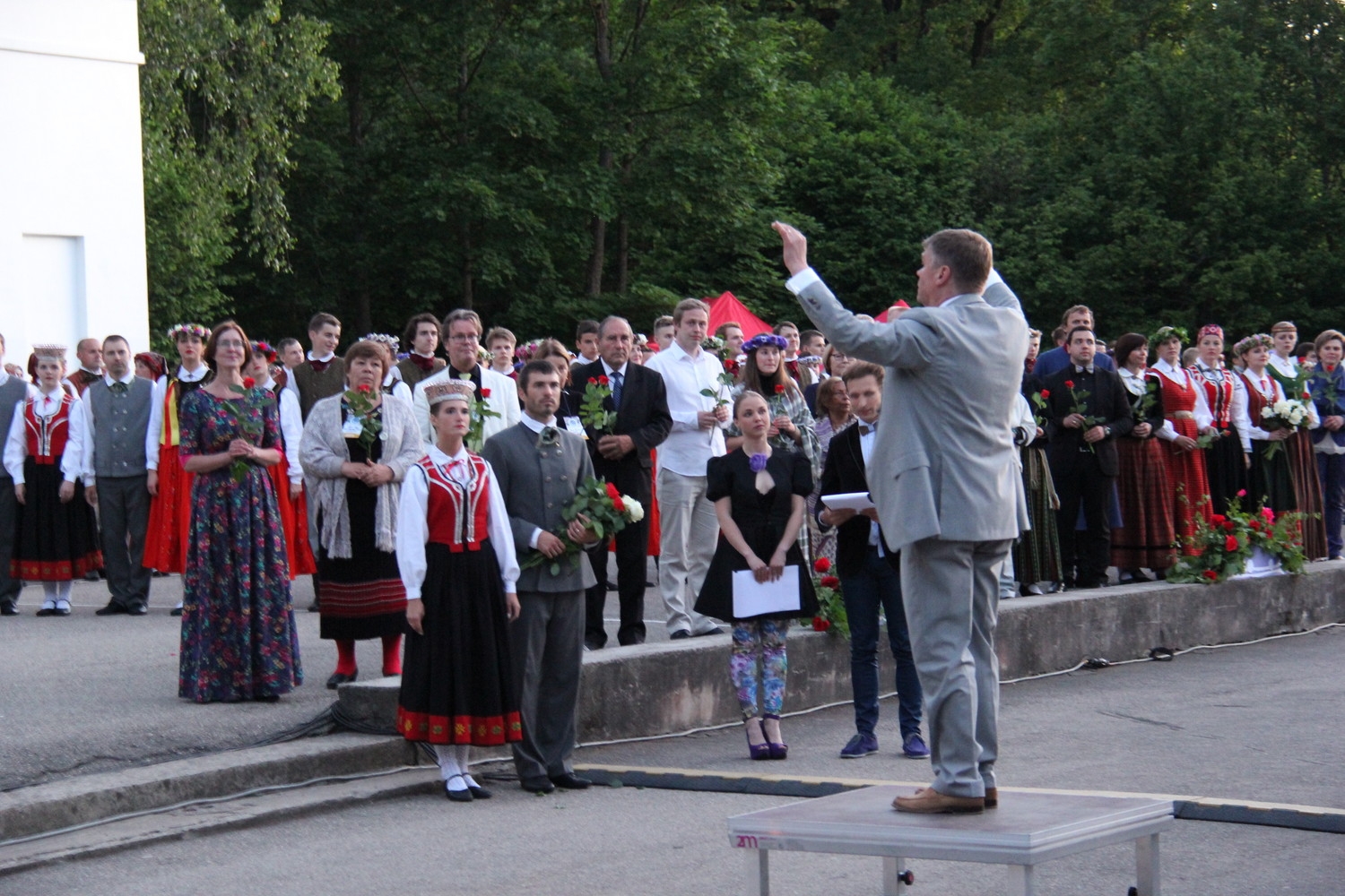 VIII Ziemeļu un Baltijas valstu Dziesmu svētku ieskaņu koncerts Durbes estrādē