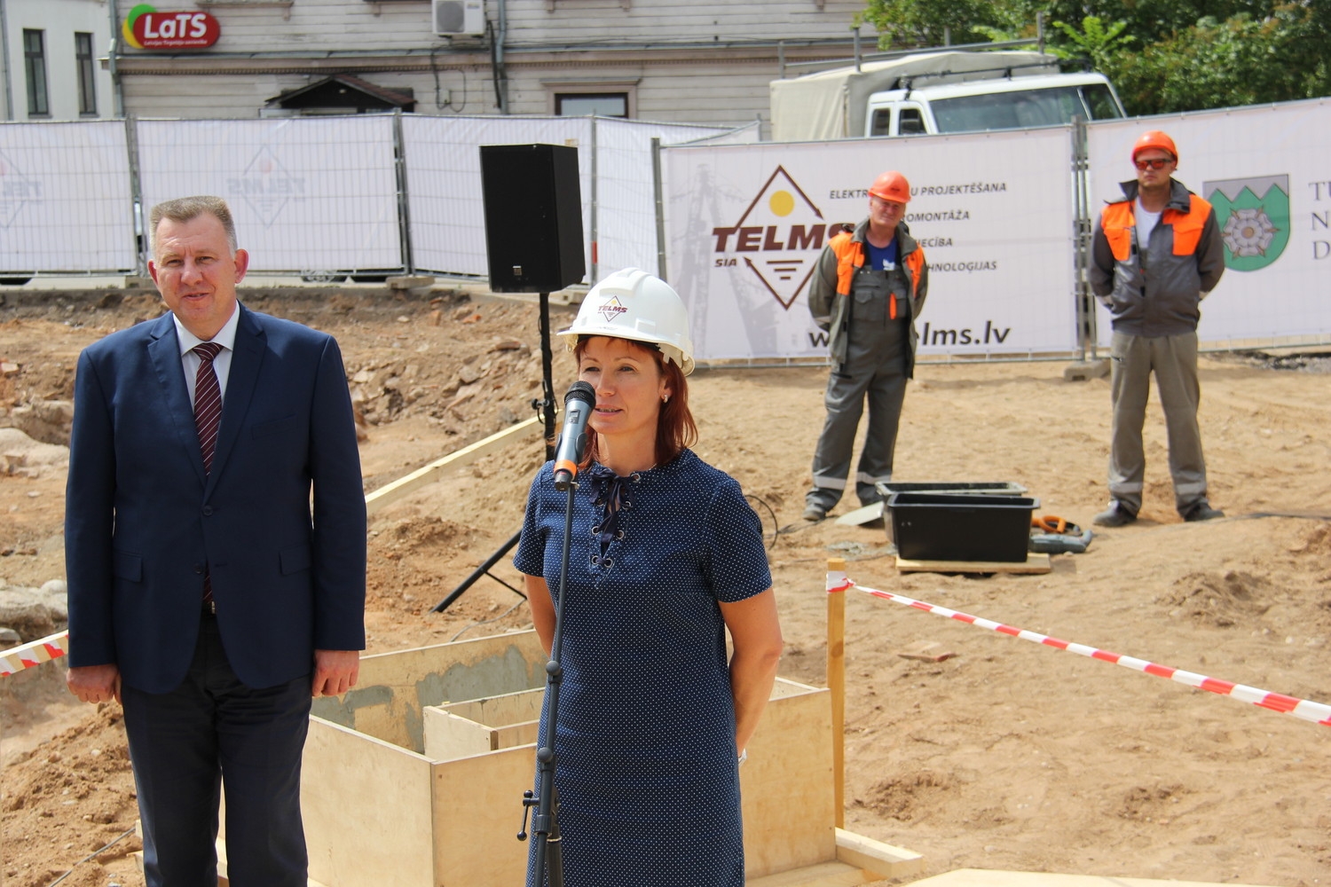 Z.A.Meierovica pieminekļa pamatakmens guldīšanas ceremonija