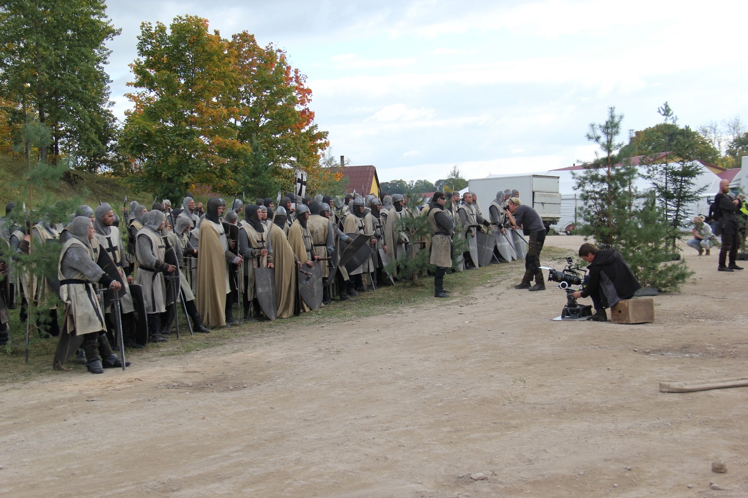 Filmas "Nameja gredzens" filmēšana Tukumā