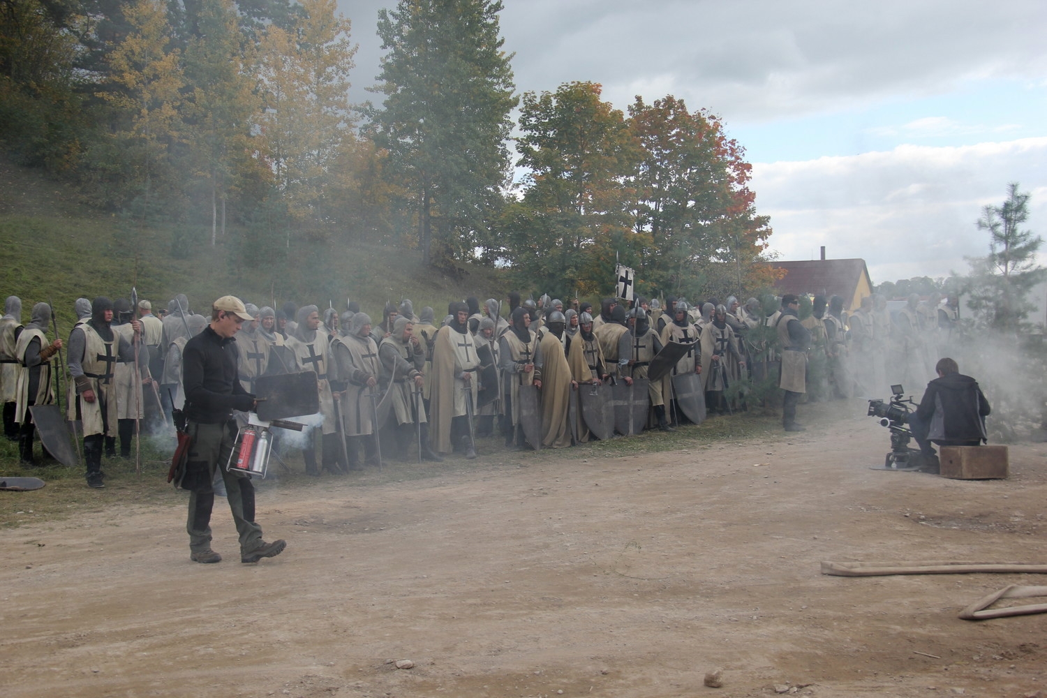 Filmas "Nameja gredzens" filmēšana Tukumā