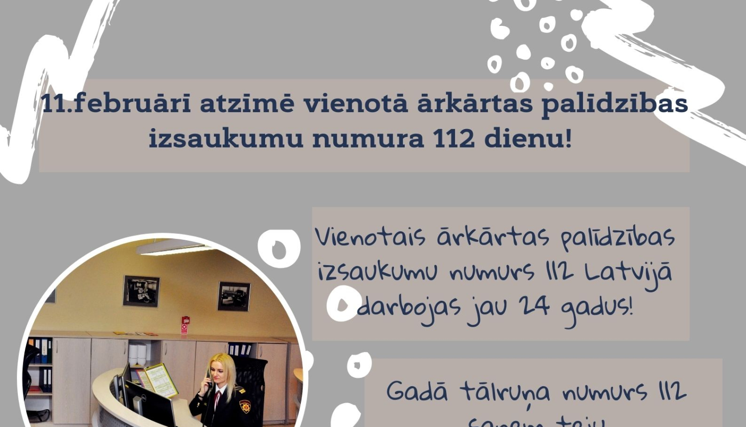 Vienotā ārkārtas palīdzības izsaukumu numura 112 diena