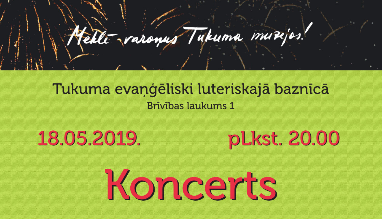 Jauniešu koris BALSIS ieskandinās Muzeju nakti Tukumā