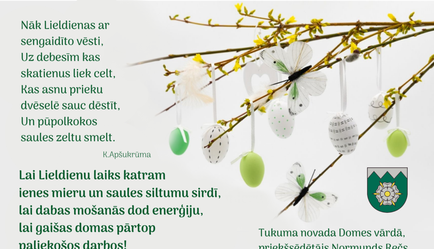 Gaišas, košas un možuma pilnas Lieldienas