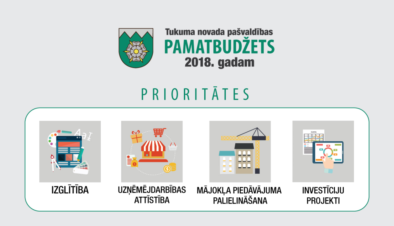 Apstiprināts Tukuma novada pašvaldības 2018. gada budžets