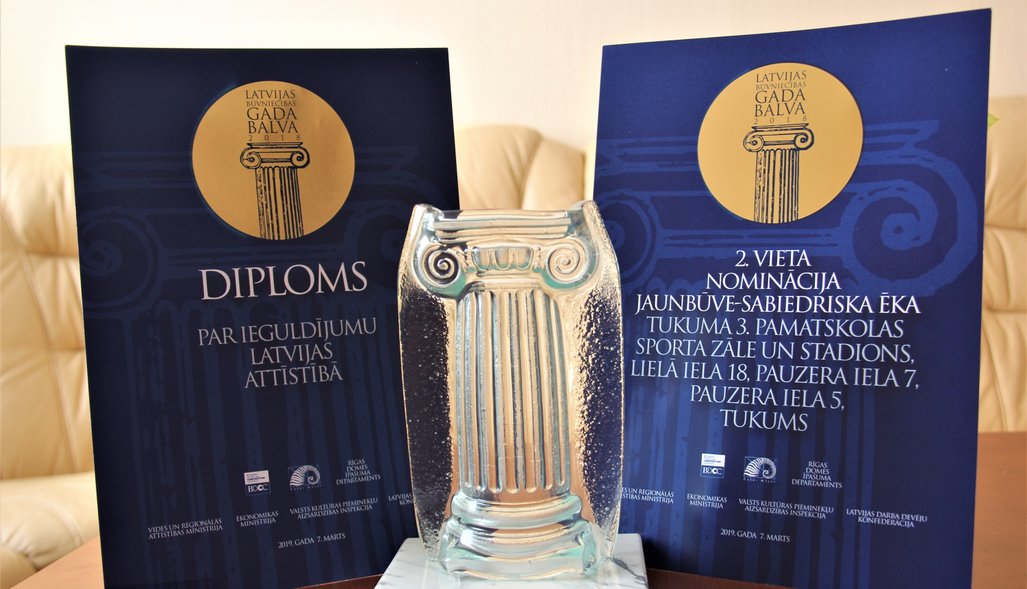 Pasniegti apbalvojumi "Latvijas Būvniecības Gada balva 2018"