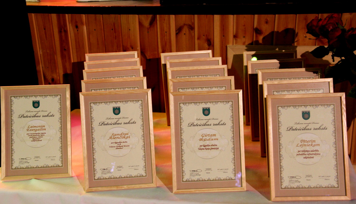 Pateicoties par sadarbību 2017.gadā