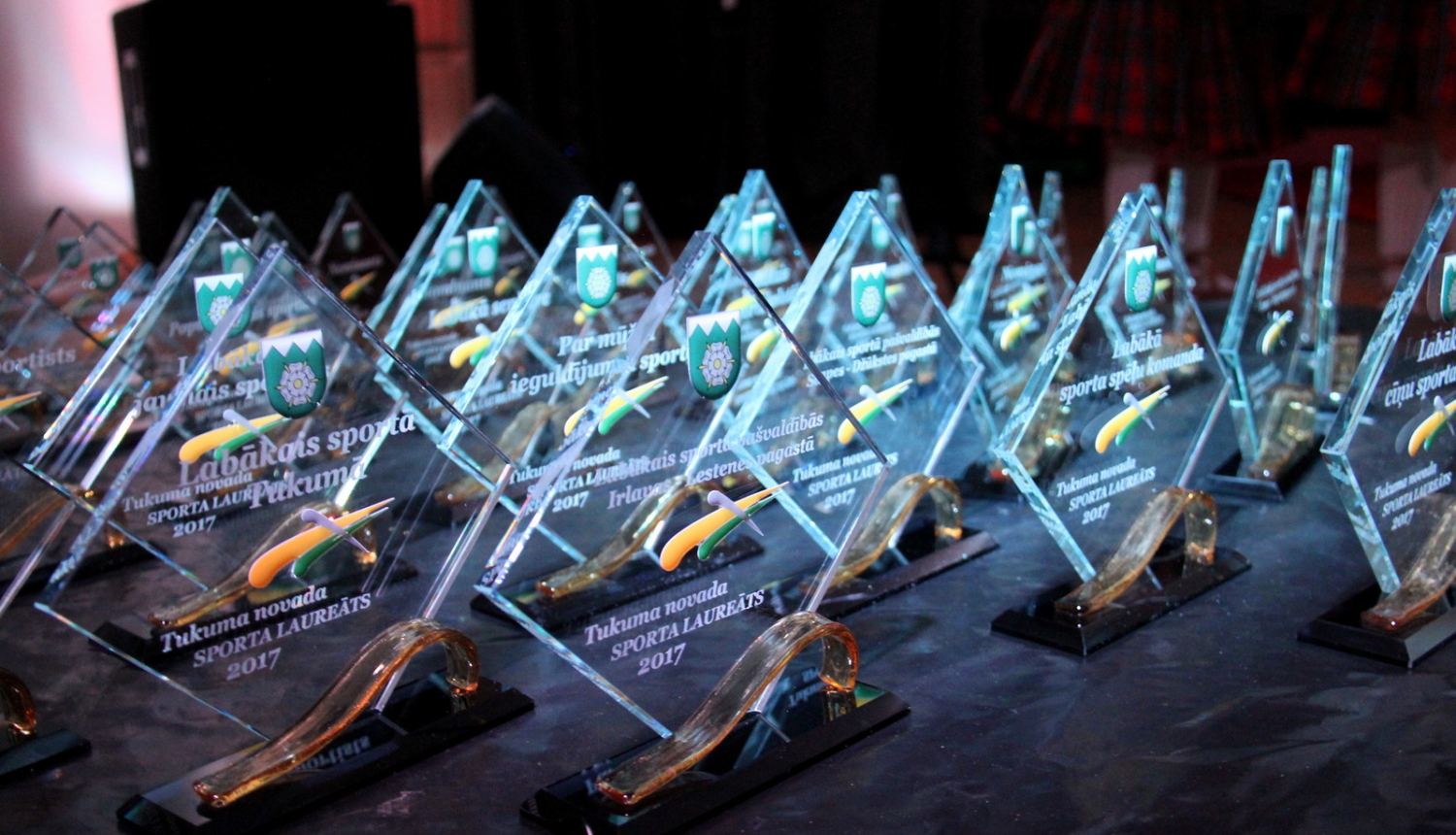 Godināti Tukuma novada sportisti par sasniegumiem 2017.gadā