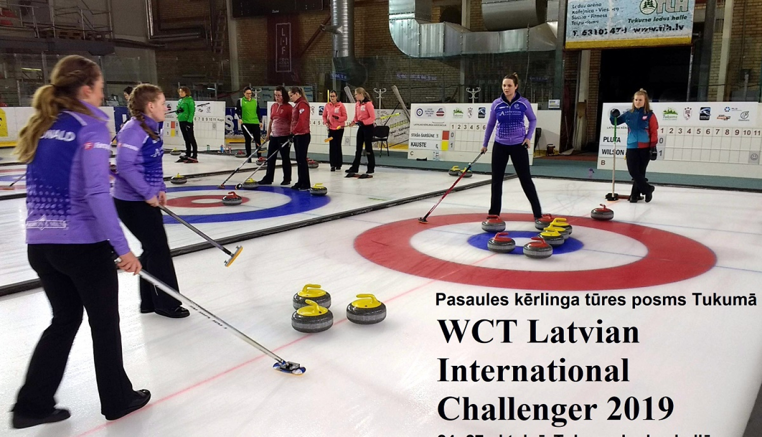 24.-27.oktobrī Tukumā notiek pasaules mēroga sacensības kērlingā