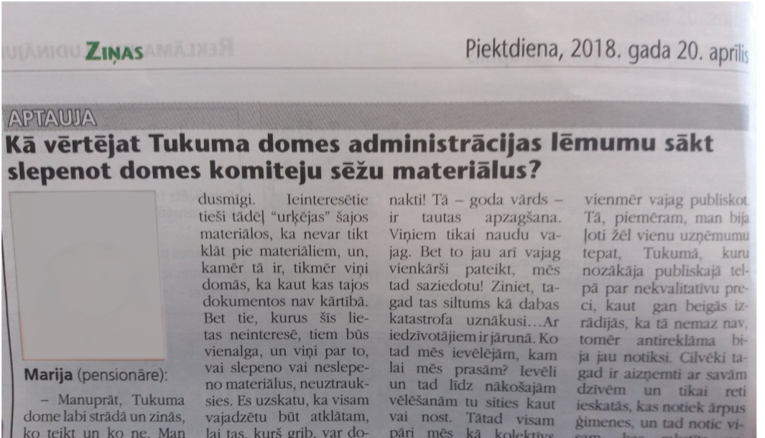 Cienījamie novadnieki!