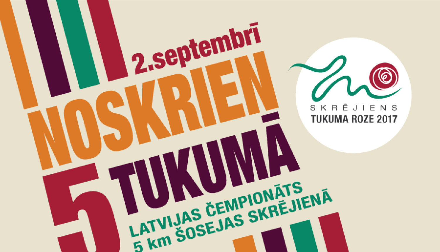 Olimpietis aicina noskriet 5km Tukumā