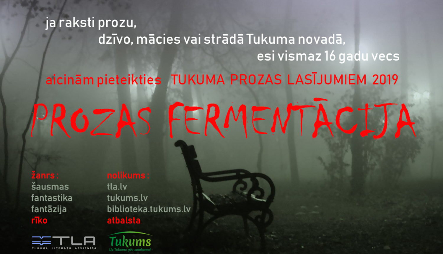 Tukuma prozas lasījumu "Prozas fermentācija" nolikums