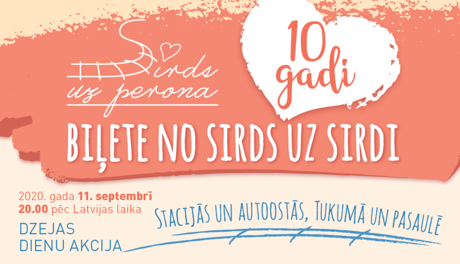 Dzejas dienas tradīcijas pasākums "Sirds uz perona!"