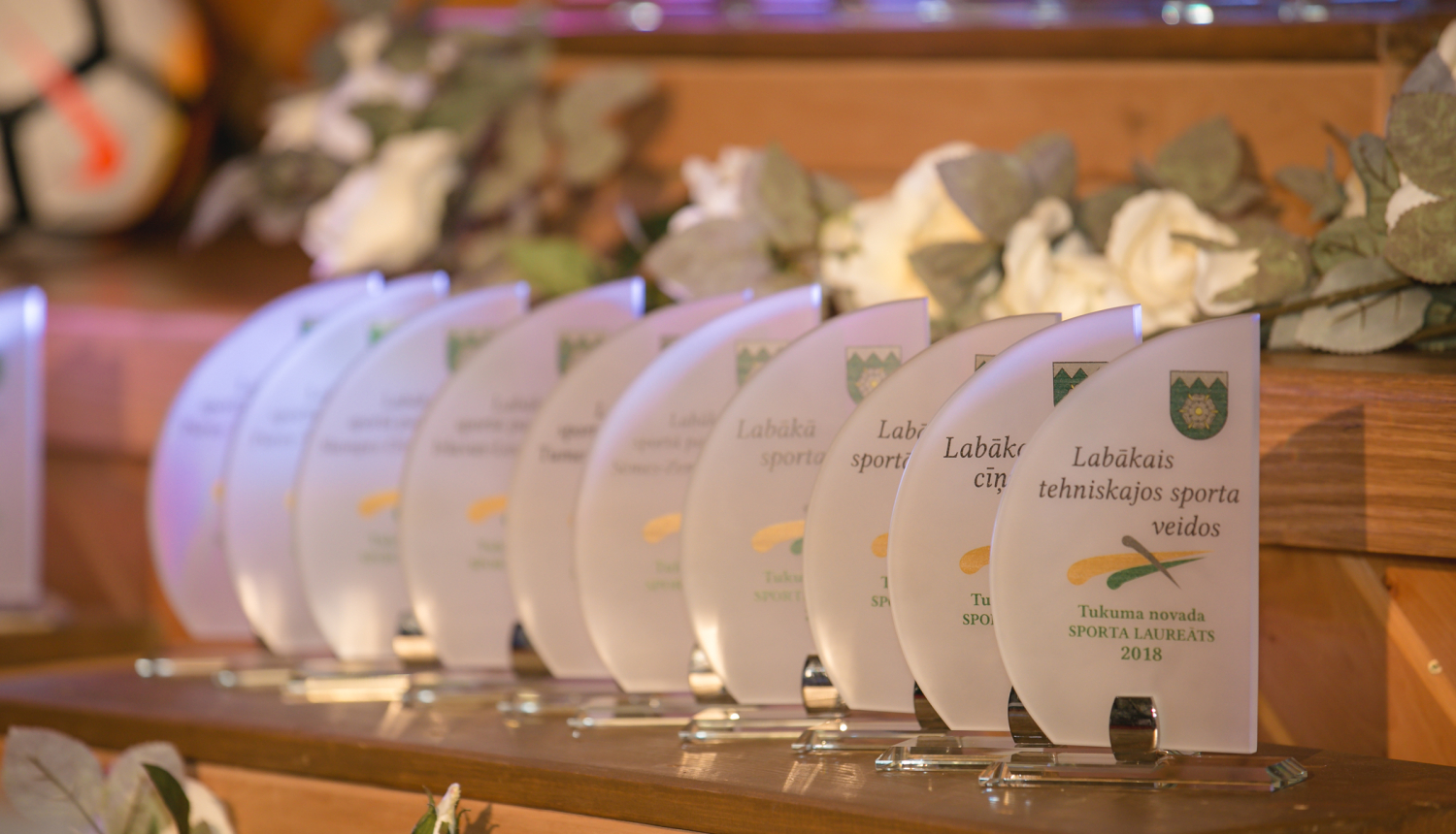 Apbalvoti Tukuma novada labākie sportisti 2018. gadā