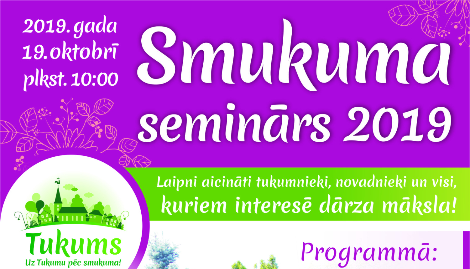 Smukuma seminārs 2019