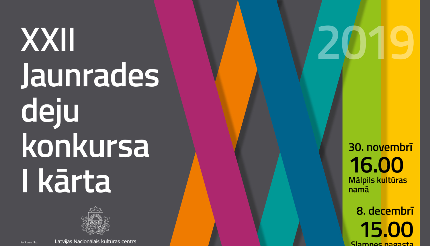 XXII Jaunradesdeju konkursa I kārta Slampes Kultūras pilī