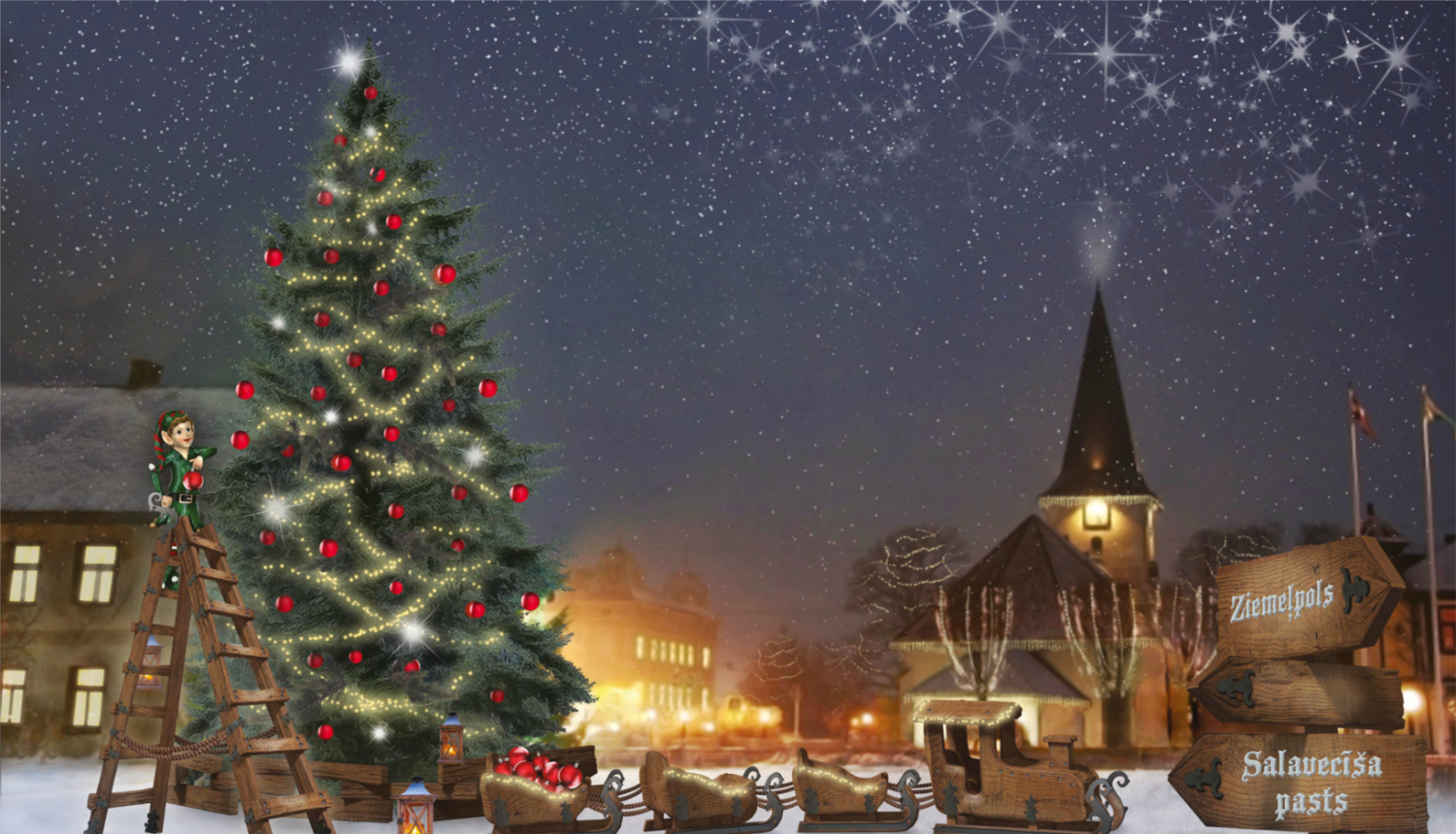 Par lielo svētku egli Tukumā