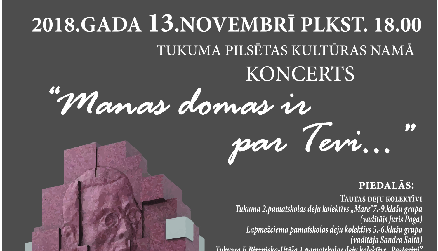 Z. A. Meierovica ieskaņas pasākums "Manas domas ir par Tevi..."