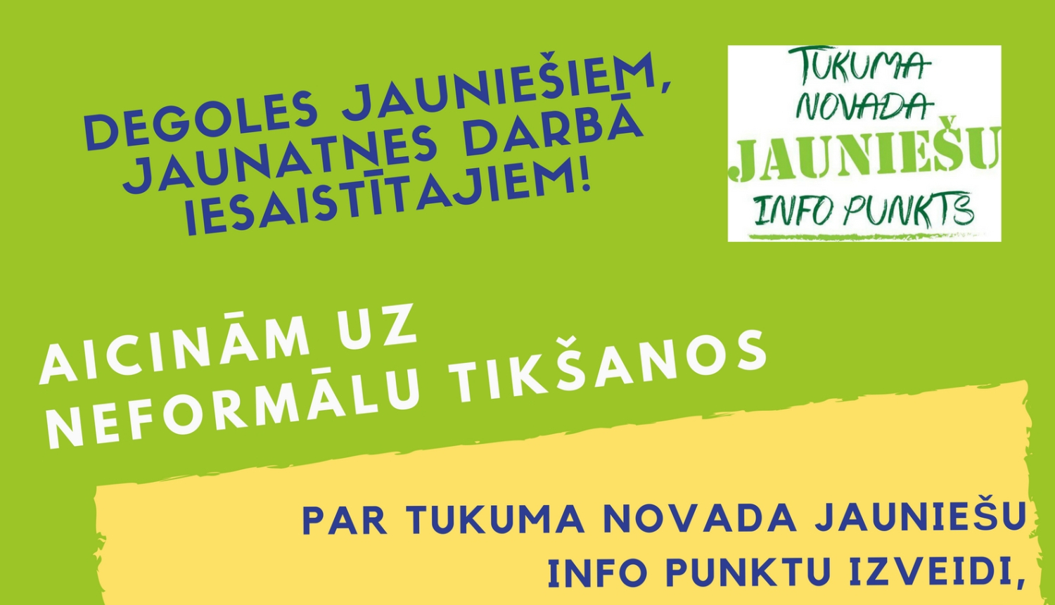 Aicina uz tikšanos Degoles pagasta jauniešus un jaunatnes darbā iesaistītos