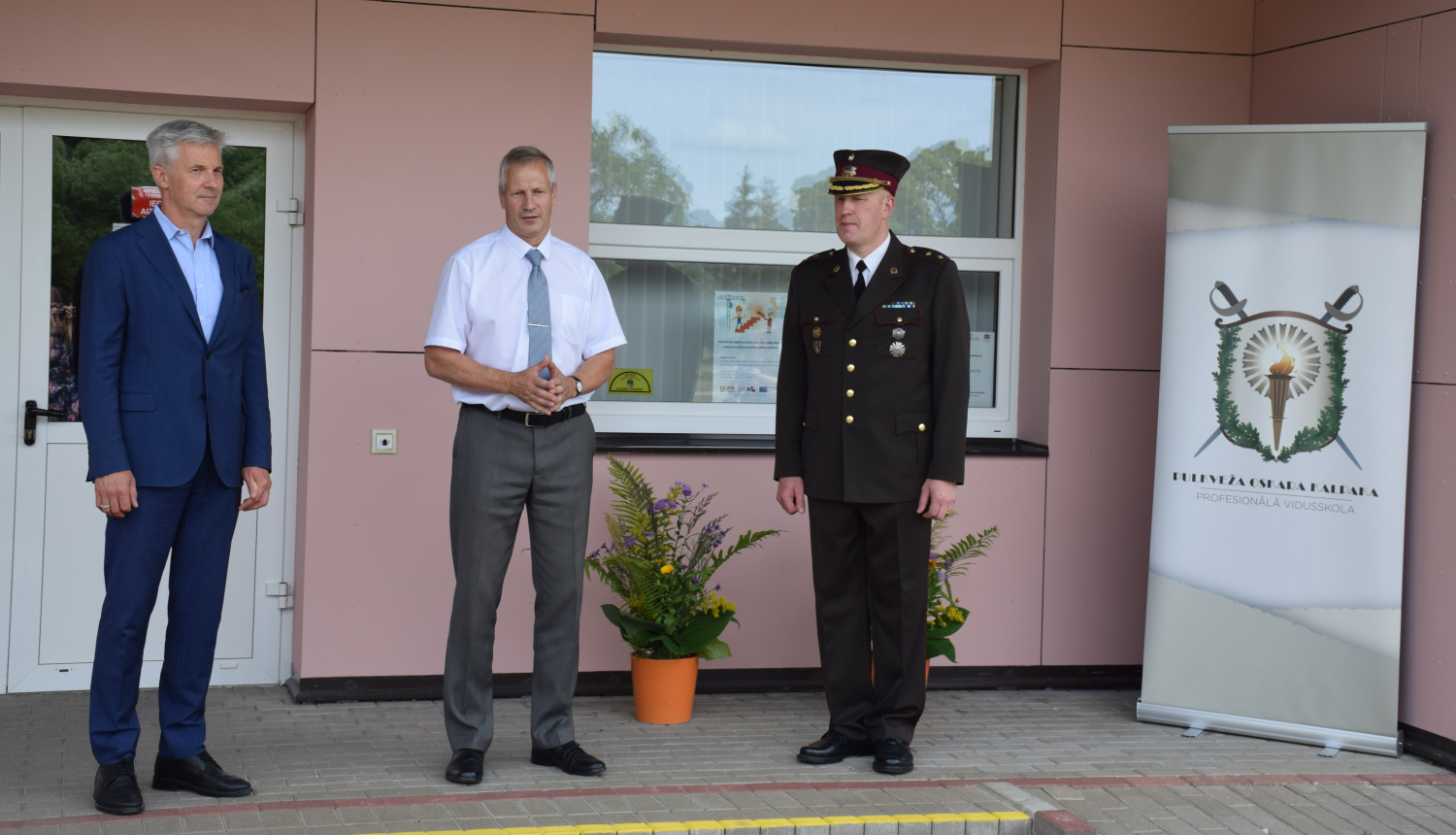 Kandavā svinīgi atklāta Pulkveža Oskara Kalpaka profesionālā vidusskola