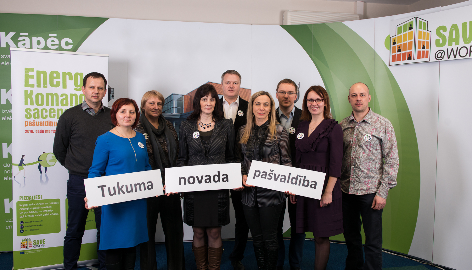 Tukuma novada pašvaldības darbinieki motivējas enerģijas taupīšanas sacensībām