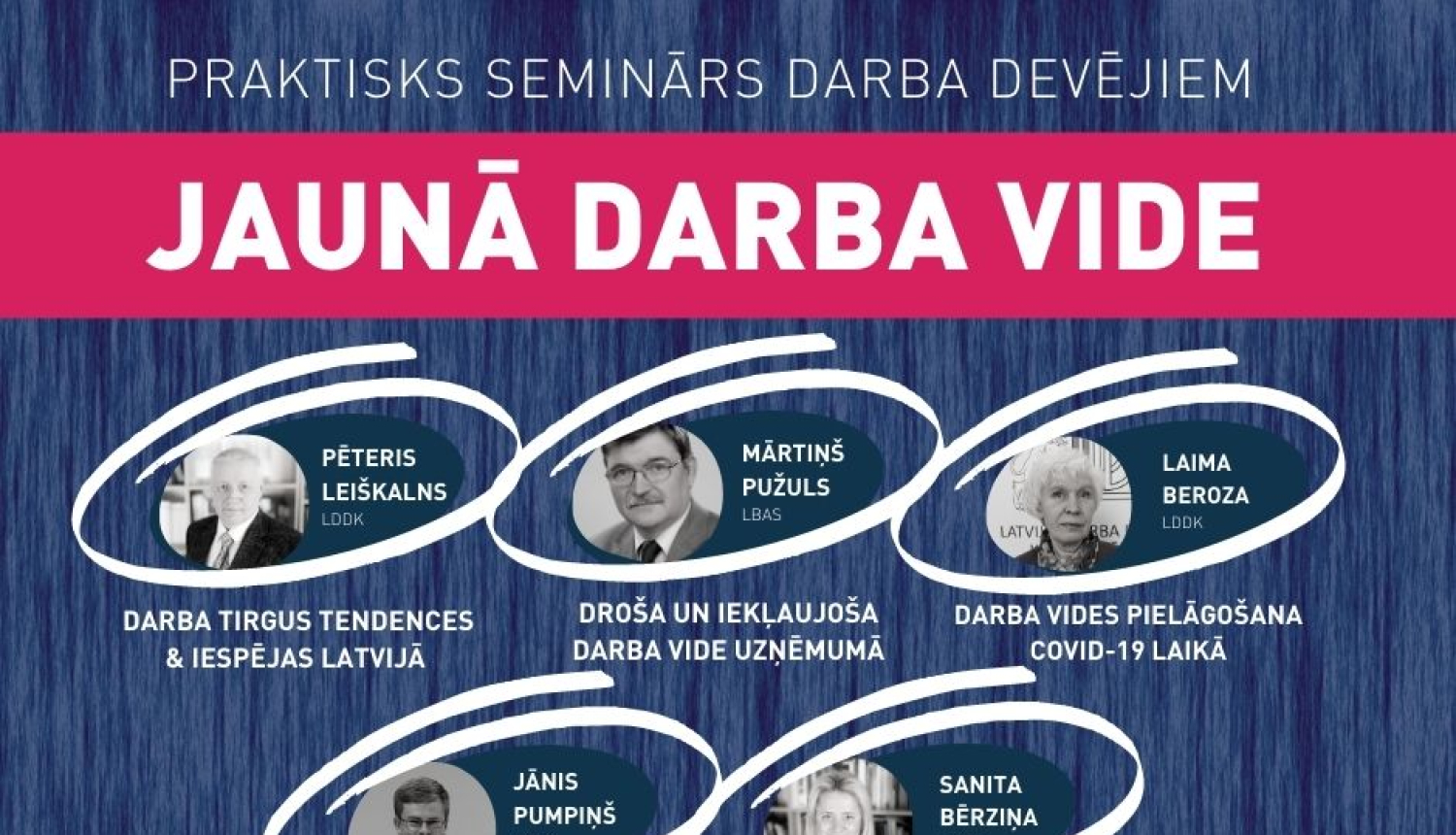 afiša seminārs Jaunā darba vide