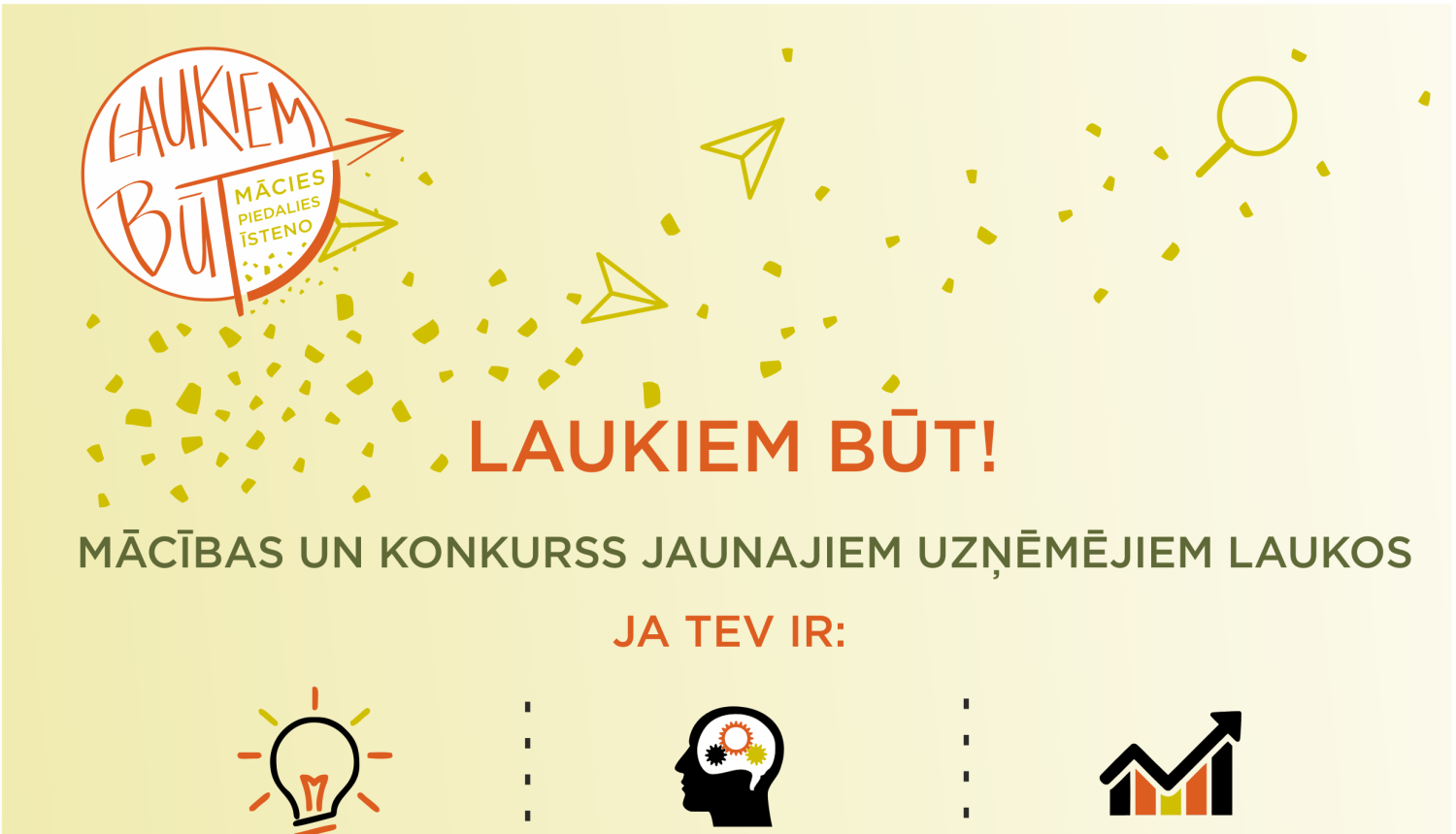 Laukiem būt! Mācības un konkurss jaunajiem lauku uzņēmējiem