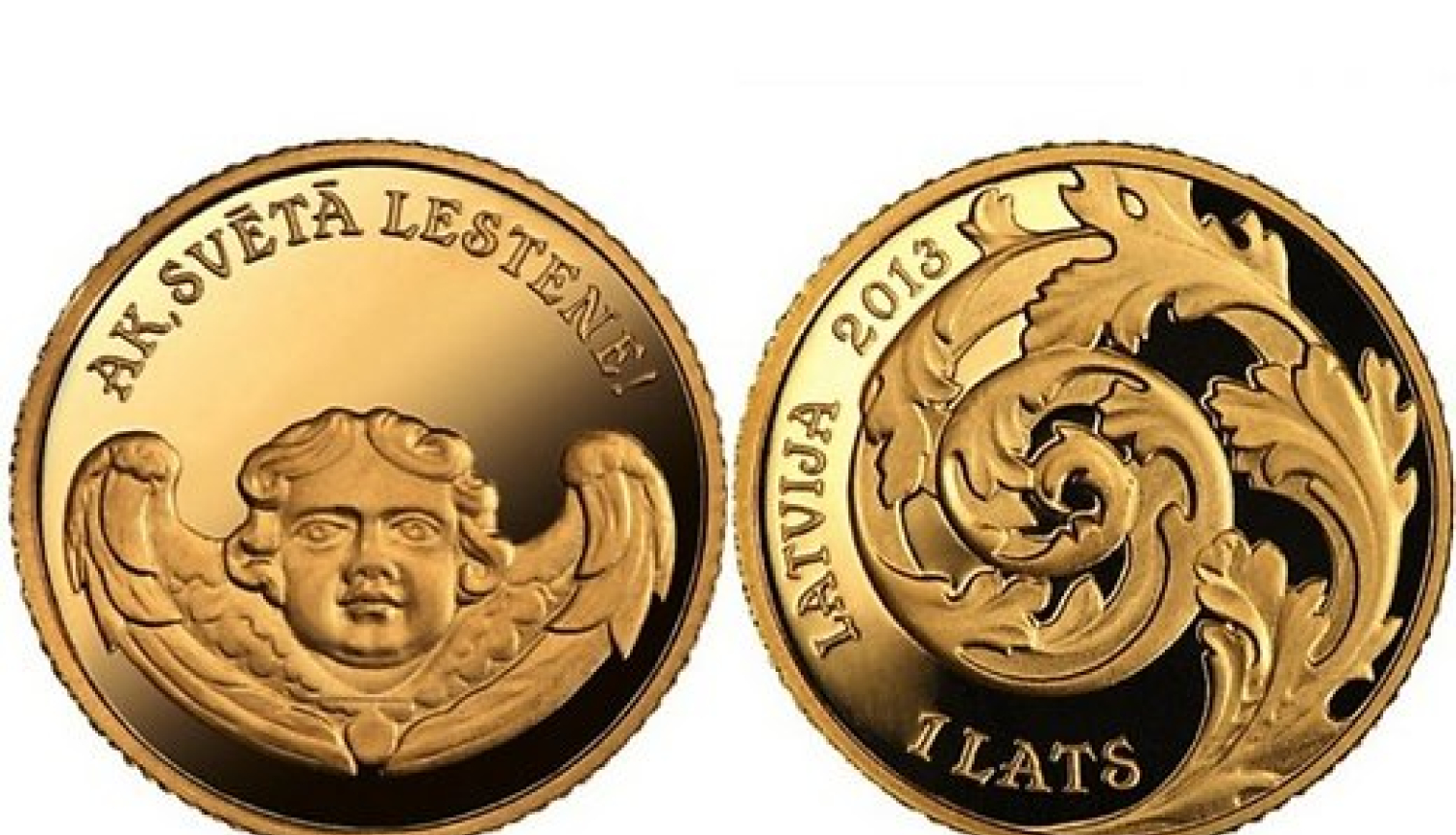 Apgrozībā nākusi Latvijas izcilākajam baroka dievnamam veltītā zelta monēta
