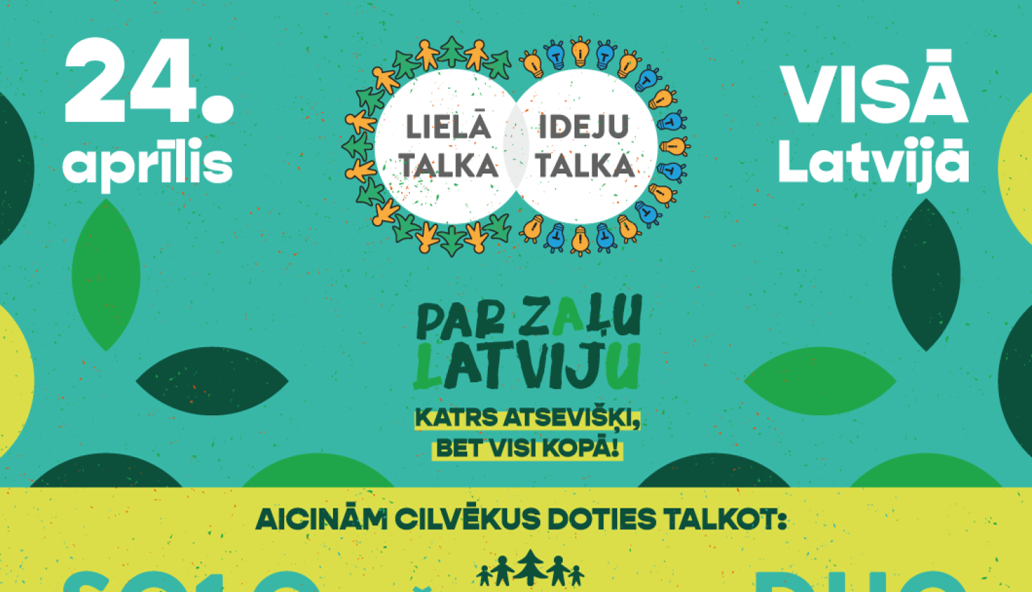 Šogad Lielajā talkā – katrs atsevišķi, bet visi kopā