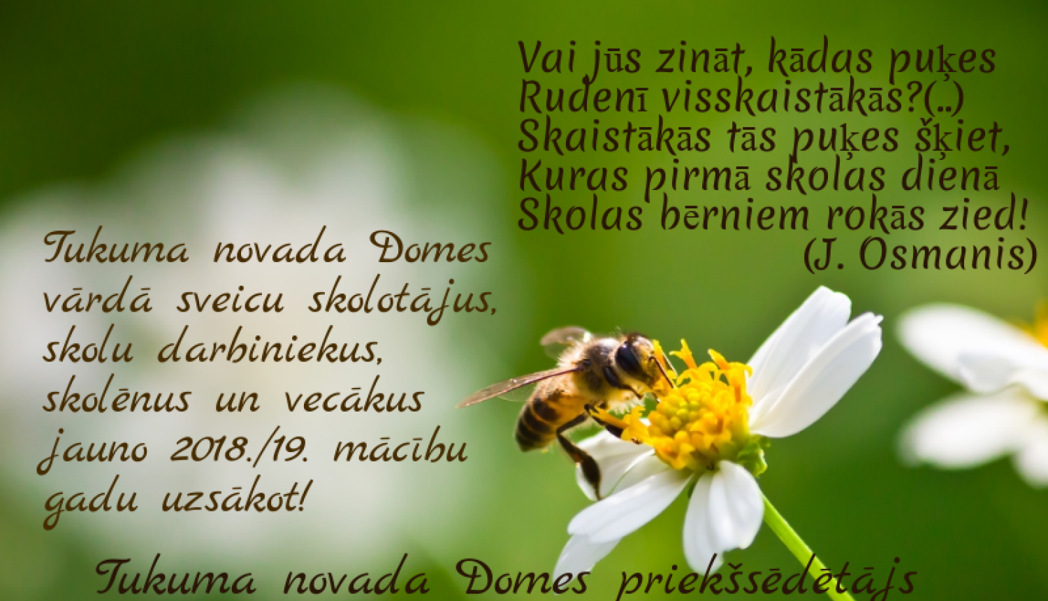 Zinību diena skolās