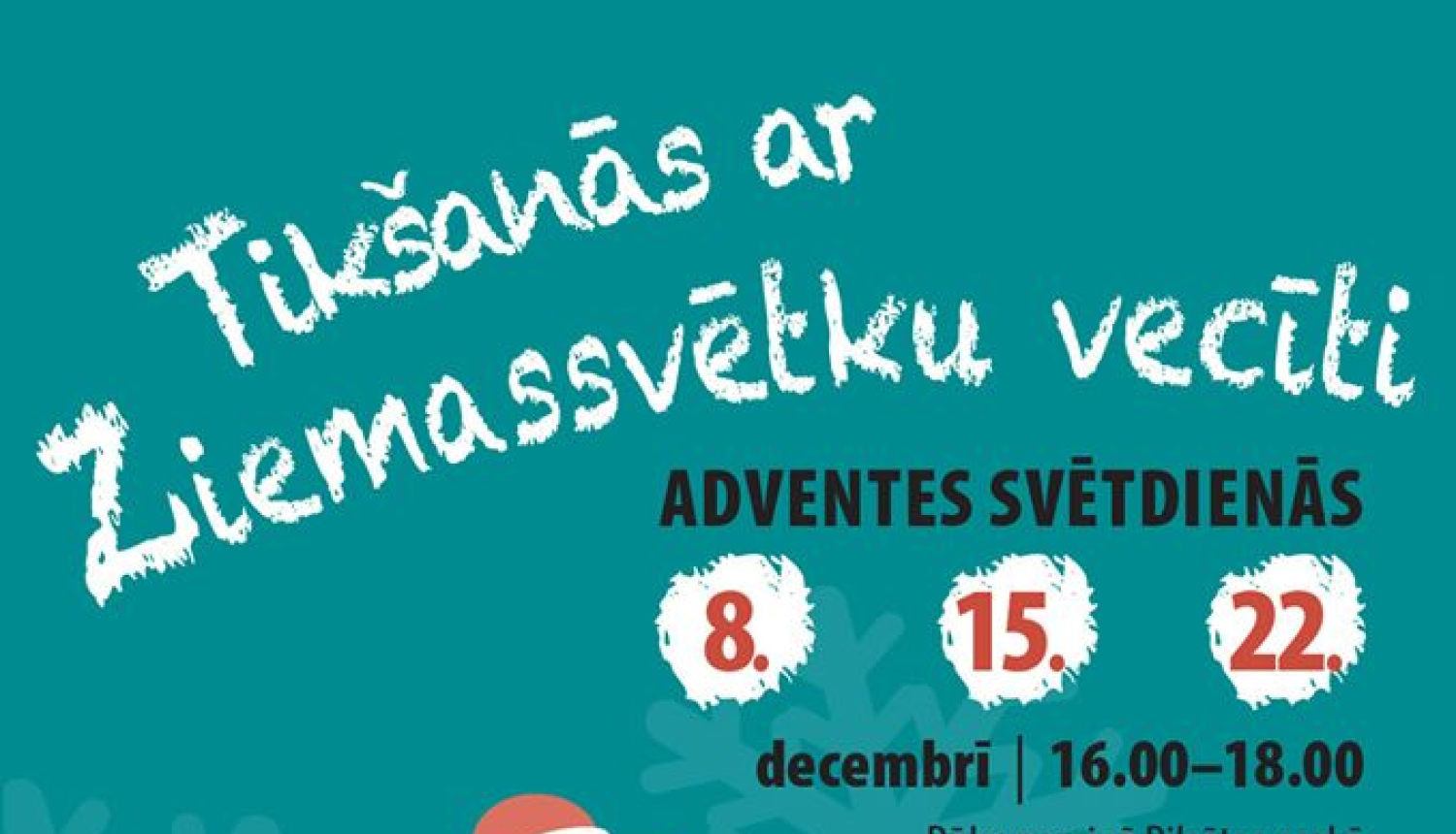 Ziemassvētku vecīša viesošanās laiki Rūķu mājiņā