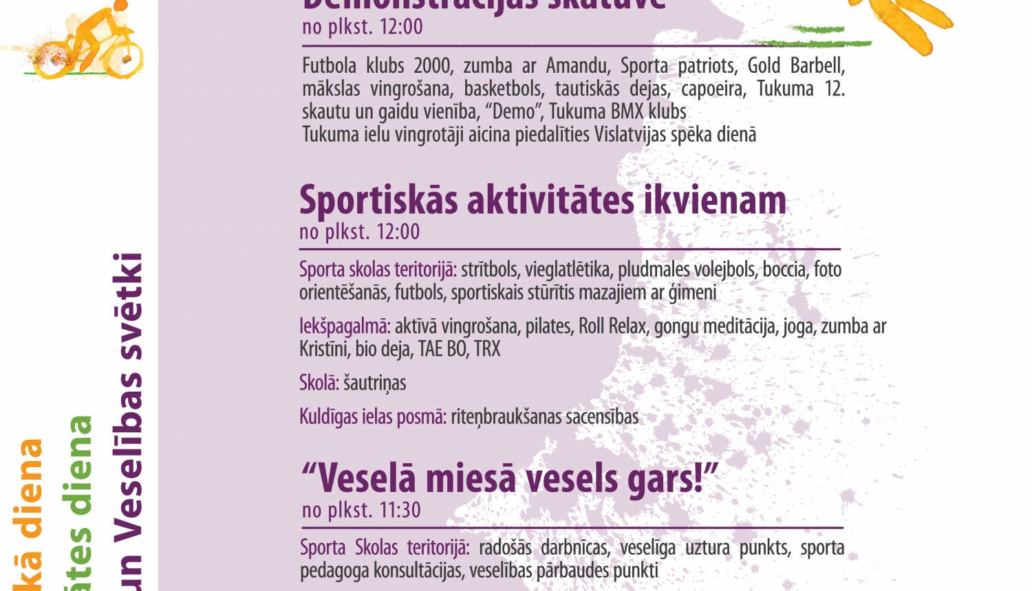 Tukuma Sporta un Veselības svētki 2017