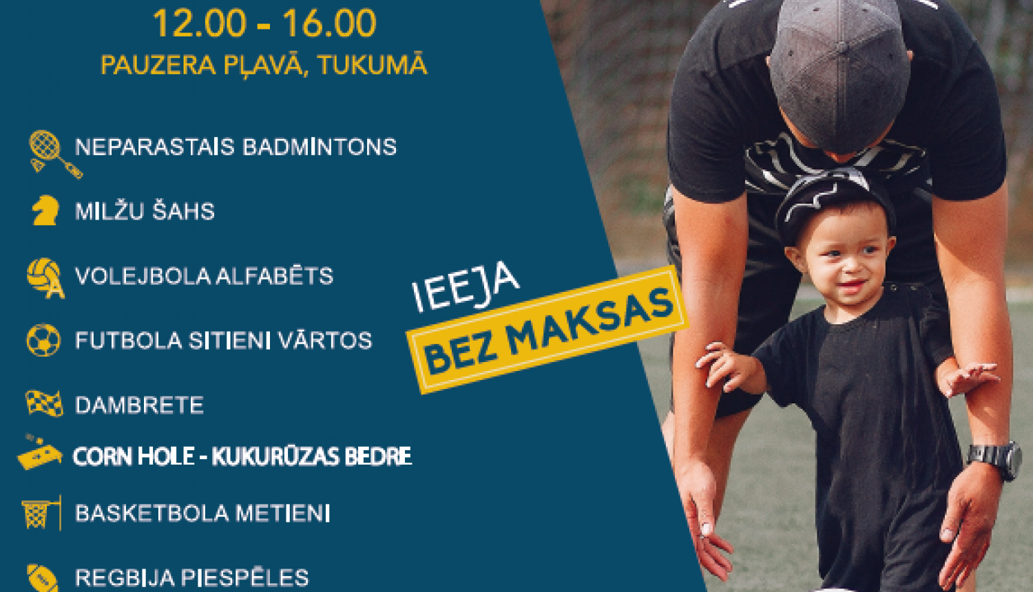 Tukumā norisināsies #BeActive Eiropas Sporta nedēļas pasākums