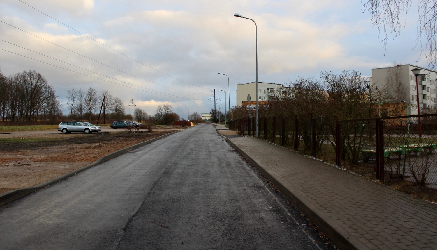 Pabeigti būvdarbi Smilšu ielas mikrorajonā