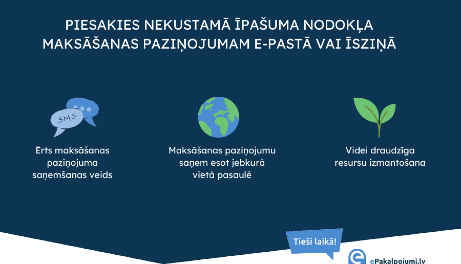 3 iemesli, kāpēc saņemt nekustamā īpašuma nodokļa maksāšanas paziņojumu elektroniski