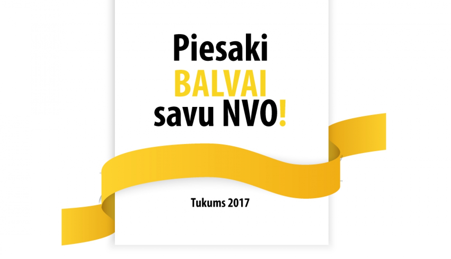 Piesaki nevalstisko organizāciju un to biedru apbalvošanai!