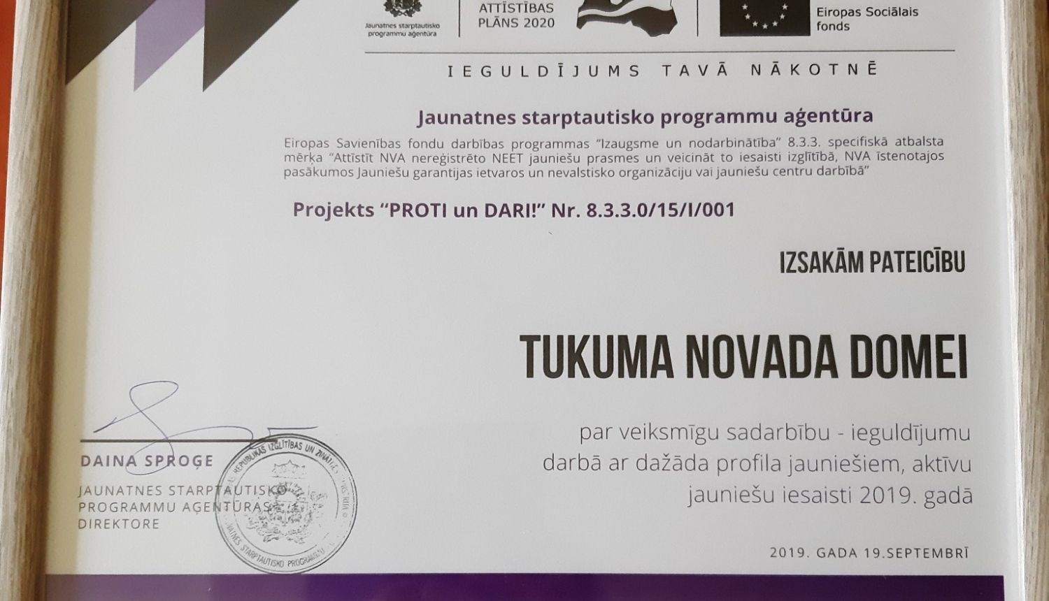 Jaunieti, maini dzīvi, piedalies projektā "PROTI un DARI!"