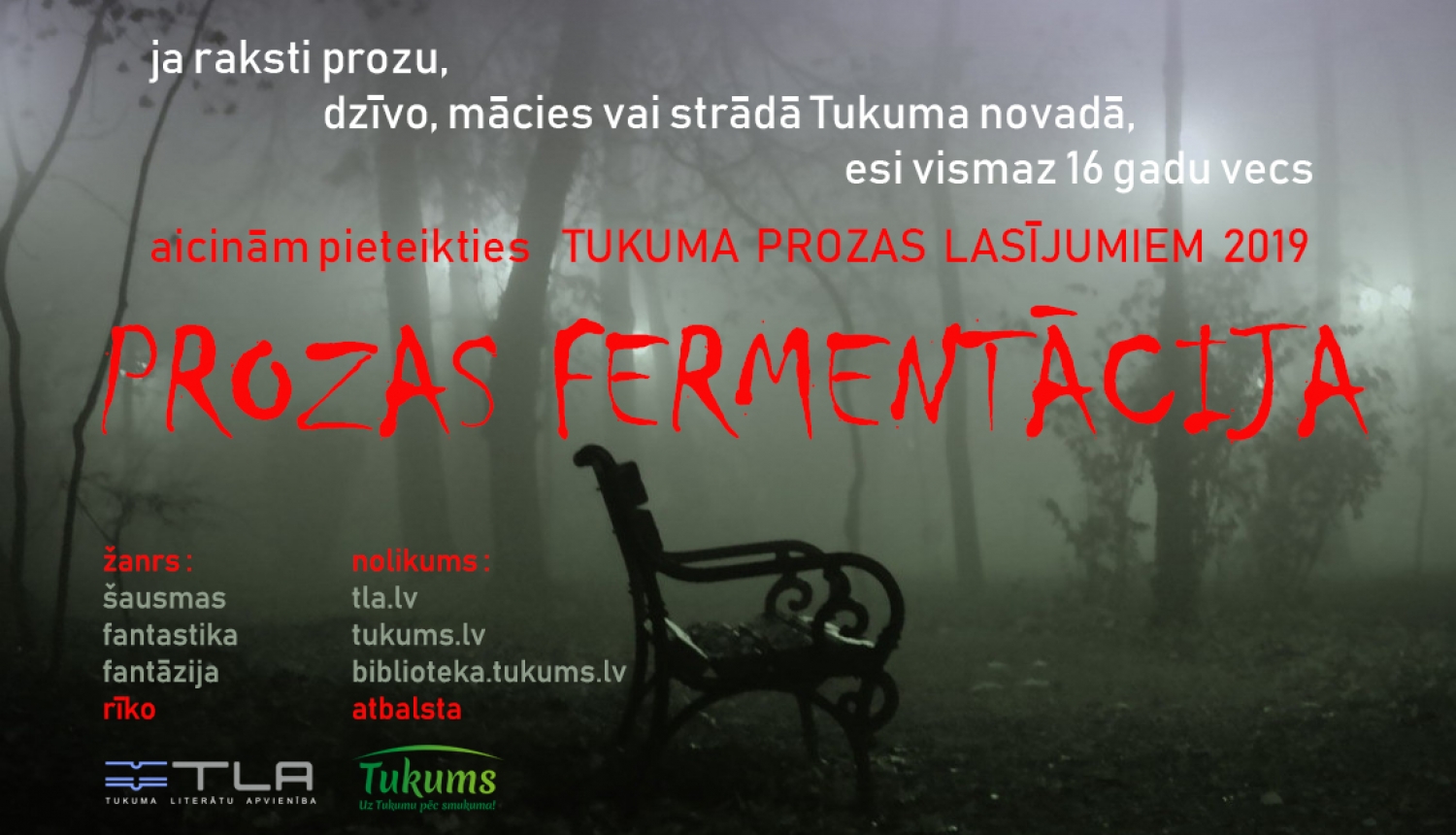 Tukuma prozas lasījumu "Prozas fermentācija" nolikums