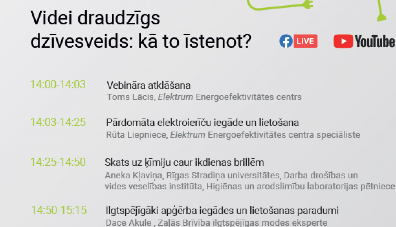 Aicinām 24.martā uz vebināru: Videi draudzīgs dzīvesveids