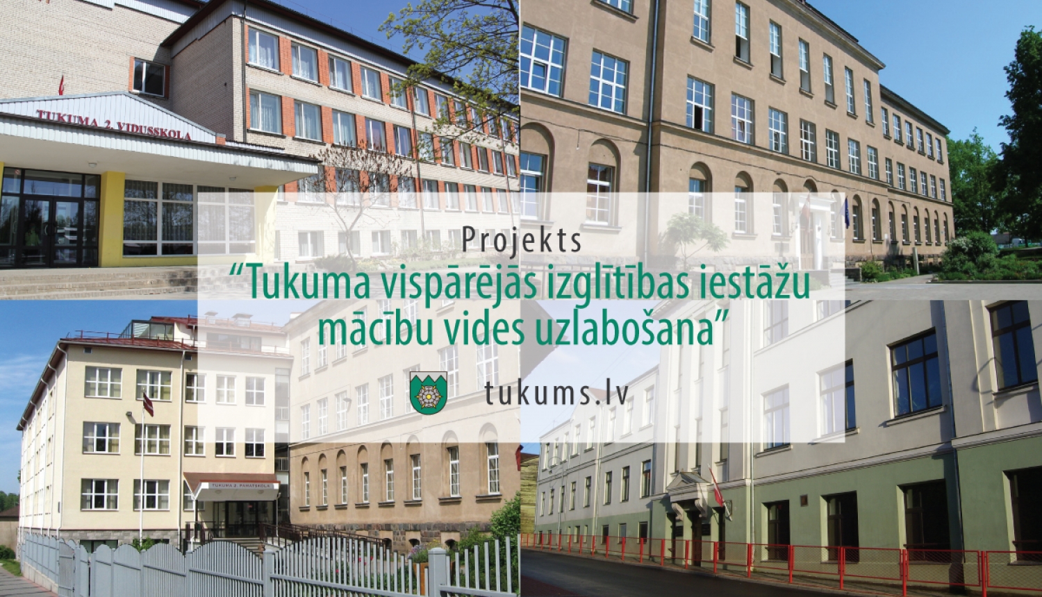 Parakstīs vienošanos par projekta “Tukuma vispārējās izglītības iestāžu mācību vides uzlabošana” īstenošanu