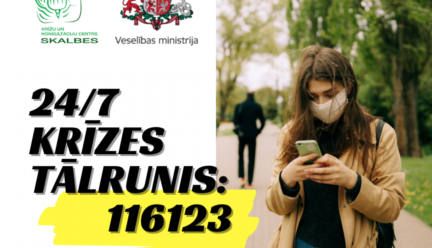 Jauns bezmaksas krīžu tālrunis