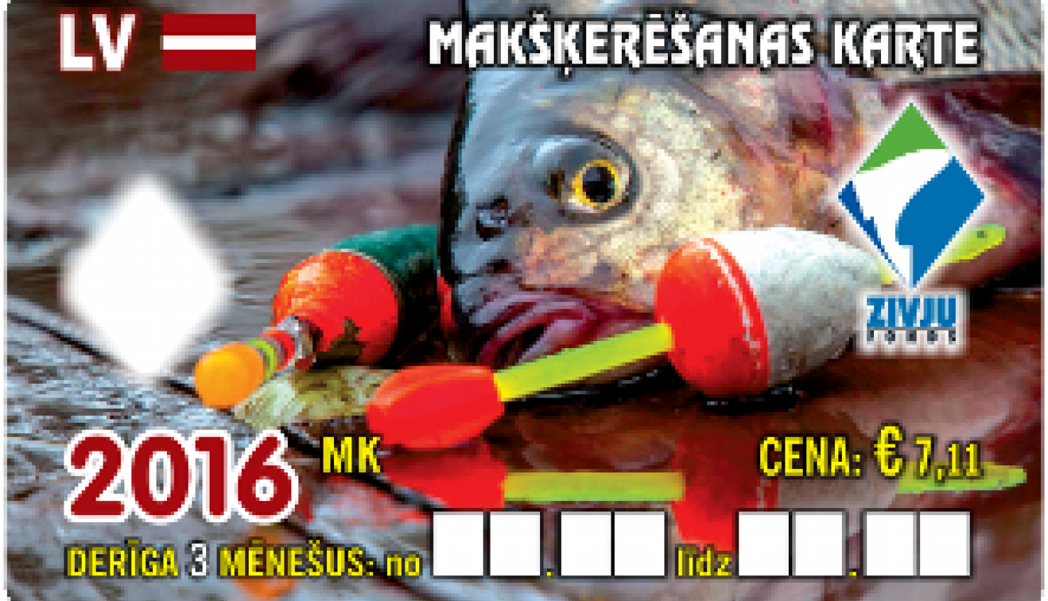 Makšķerēšanas, vēžošanas un zemūdens medību kartes